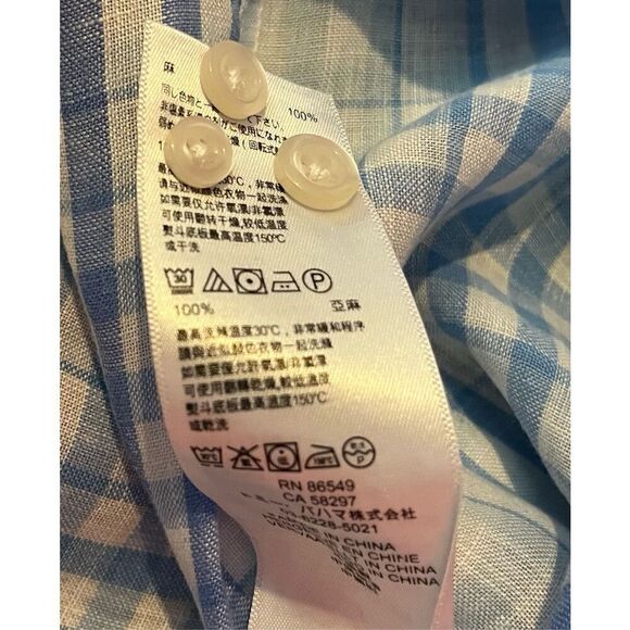 Tommy Bahama button down linen shirt - Picture 5 of 6